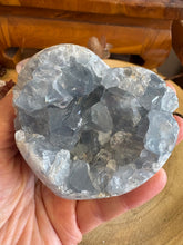 Celestite Cluster Heart SKU 24883A