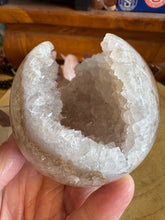 Clear Quartz Geode Sphere SKU 26166