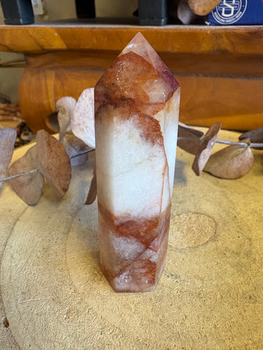 Hematoid Quartz Point SKU BR1