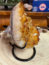 Citrine Teardrop Cluster in Stand SKU 26361