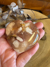 Flower Agate Heart SKU 24023
