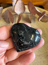 Black Tourmaline & Hematite Heart SKU 25979