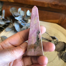 Rhodonite Obelisk SKU 22448