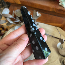 Snowflake Obsidian Obelisk SKU 23109