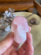 Rose Quartz Skull Carving SKU 24631