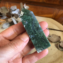 Moss Agate Obelisk SKU 23065