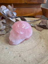 Rose Quartz Skull Carving SKU 24631
