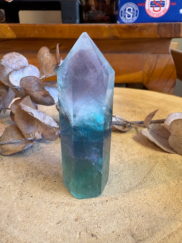 Rainbow Fluorite Point SKU 25220