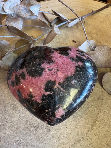 Rhodonite Heart SKU 24032