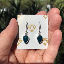 Sterling Silver Blue Apatite Drop Earrings SKU 23875