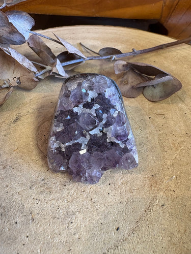Amethyst & Calcite Standing Cluster SKU 24880