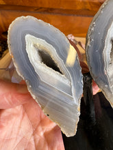 Agate Geode Pair on Stand SKU 26275
