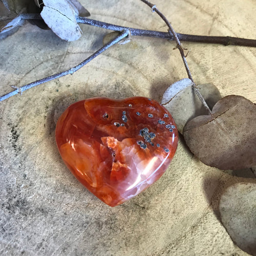 Carnelian Heart SKU 23639A