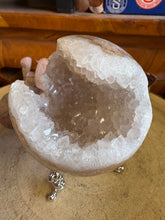 Clear Quartz Geode Sphere SKU 26166