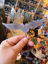 Agate Winged Heart on Stand SKU 26929