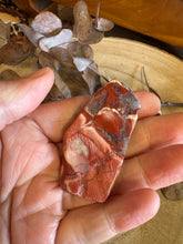 Red Silver Leaf Jasper Slab SKU 23984E