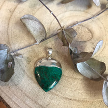 Sterling Silver Chrysocolla Pendant SKU 22689