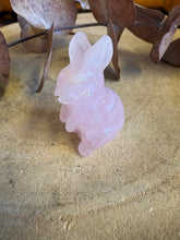 Rose Quartz Rabbit Carving SKU 25696