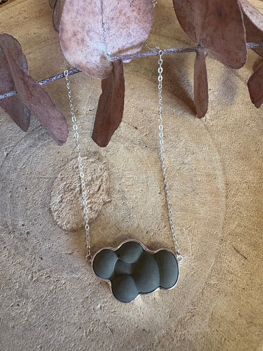 Sterling Silver Fairy Stone Necklace SKU 25556