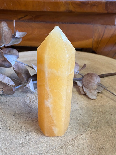 Orange Calcite Point SKU 25215