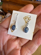 Sterling Silver Blue Kyanite Drop Earrings SKU 25337