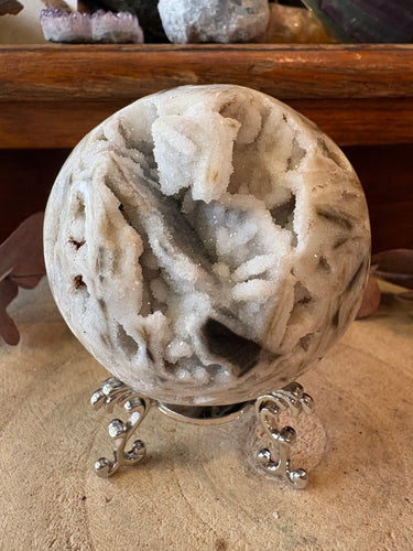 Druzy Sphalerite Sphere SKU 26921