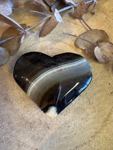 Black Agate Heart SKU 24371