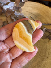 Orange Calcite Crescent Moon SKU 24939