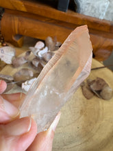 Pink Lemurian Quartz Point SKU 24609