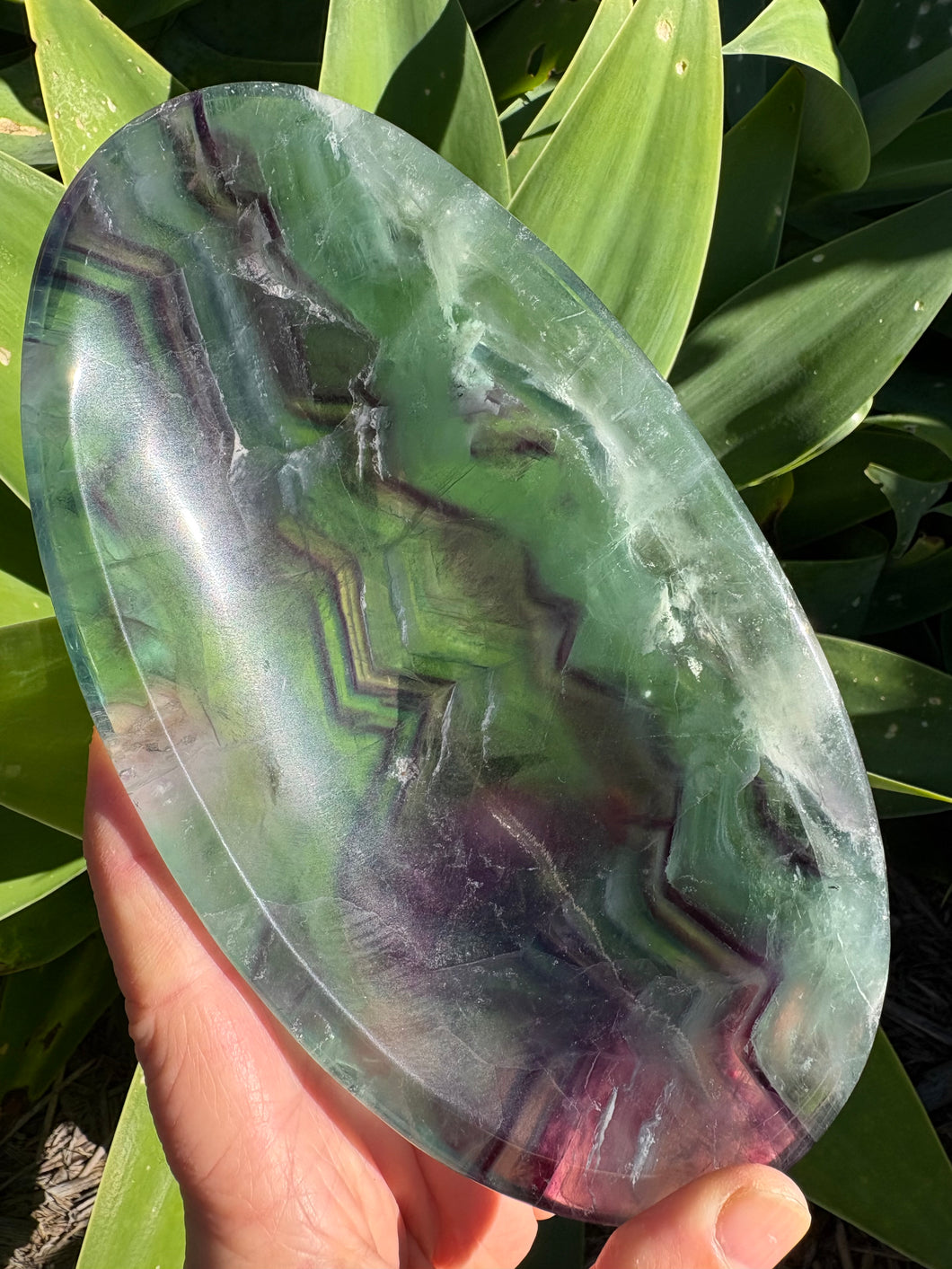 Rainbow Fluorite Bowl SKU 26623