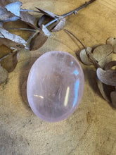 Rose Quartz Palm Stone SKU 24560