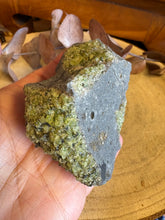 Peridot on Basalt Specimen SKU 26311