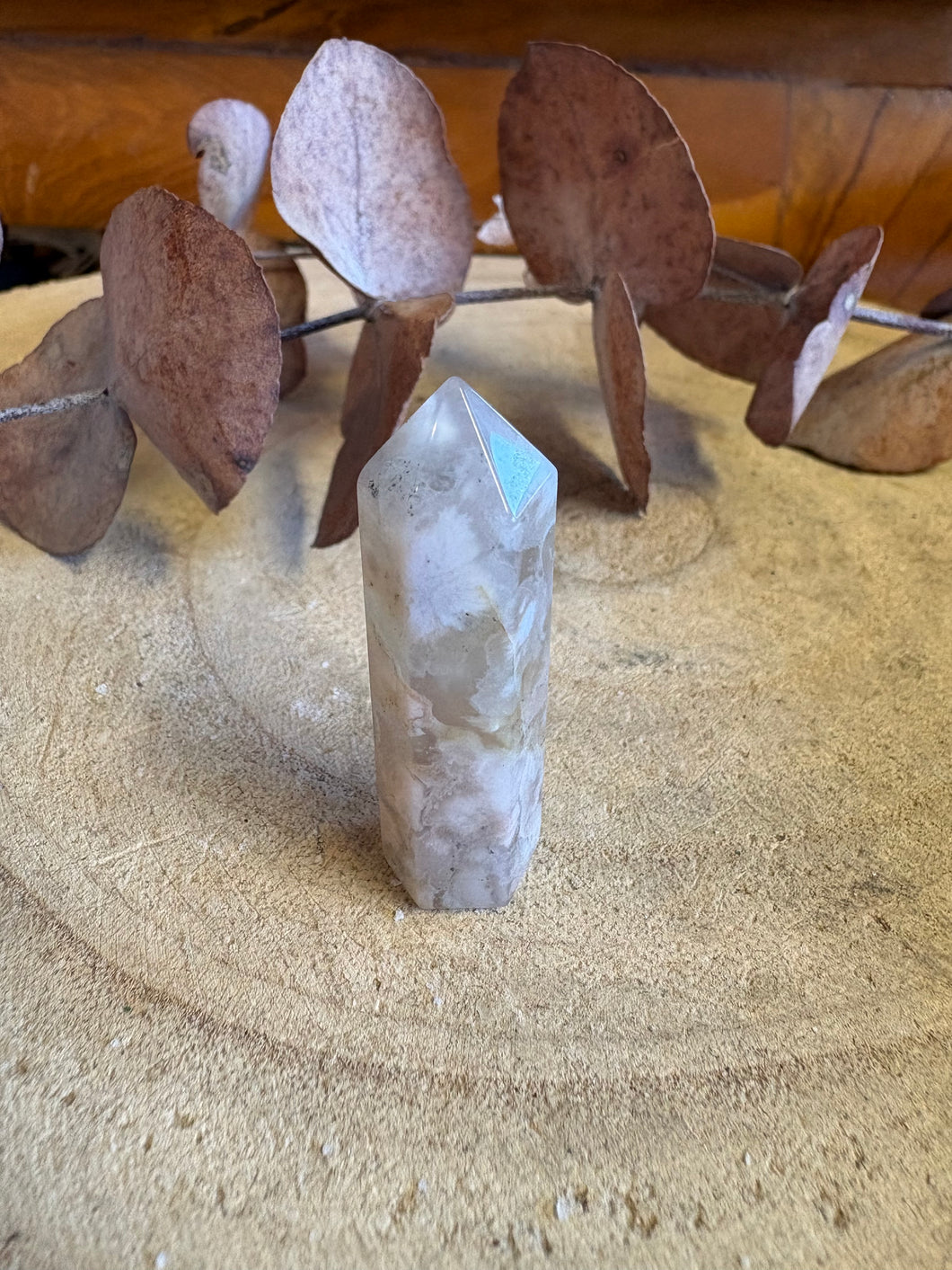 Flower Agate Mini Point SKU 26220