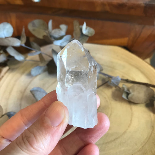 Clear Quartz Rough Point SKU 22658