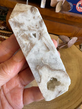 Druzy Quartz in Sphalerite Obelisk SKU 25431