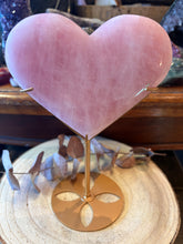 Rose Quartz Heart on Stand SKU 26799