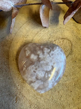 Flower Agate Heart SKU 26095B