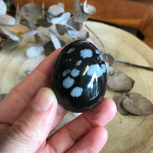 Snowflake Obsidian Egg SKU 23094
