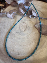 Entia Ocean Kyanite Facet Cut Bead Necklace SKU 25304
