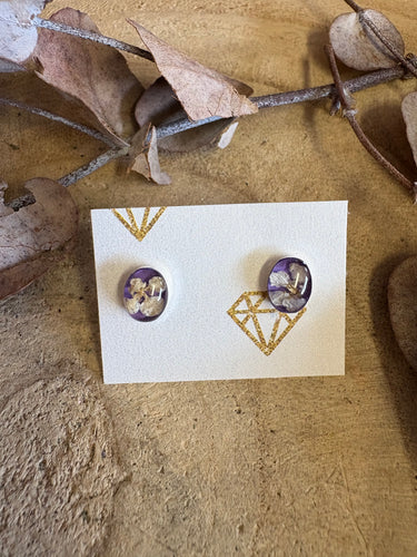 Sterling Silver Wildflower Stud Earrings SKU 25357D