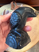 Black Obsidian Bird Carving SKU 26665