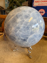 Blue Calcite Large Sphere SKU 25827