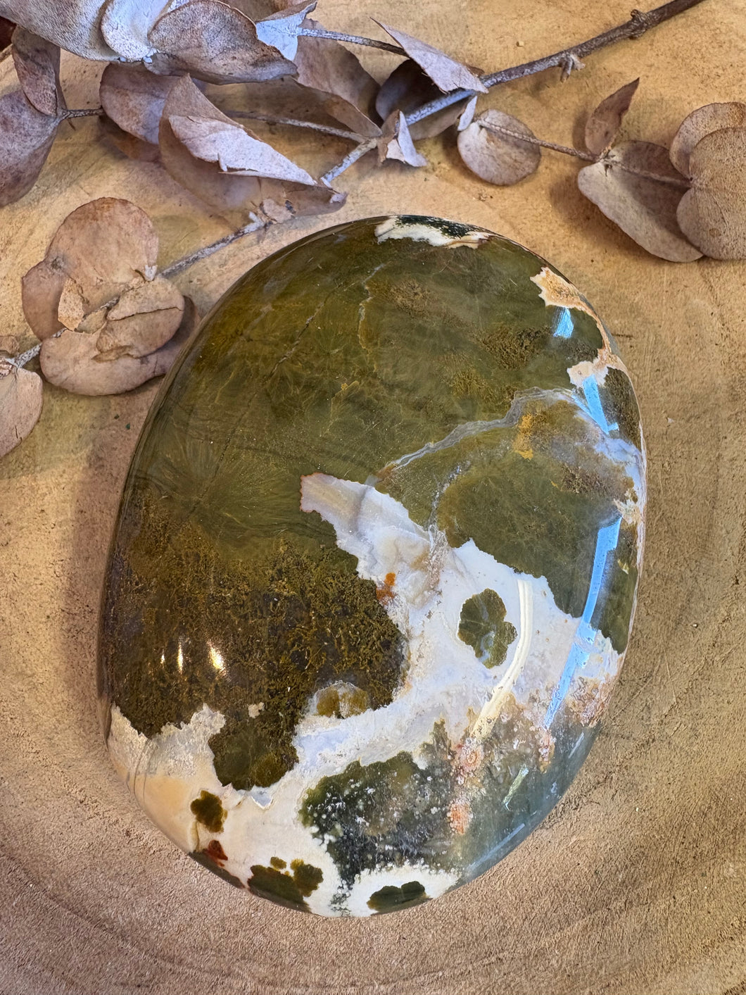 Ocean Jasper Palm Stone SKU 25258