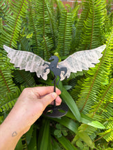 Rose Quartz Winged Unicorn on Stand SKU 25318