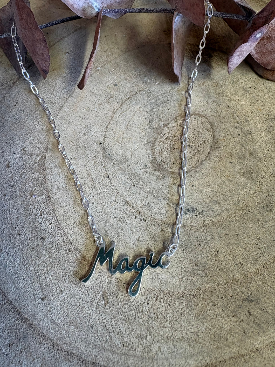 Entia Sterling Silver ‘I am Magic’ Necklace SKU 25892