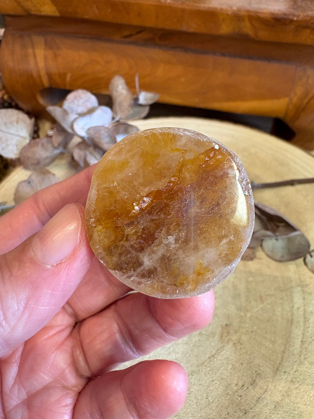 Golden Healer Quartz Seer Stone SKU 24608