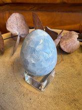 Blue Calcite Egg SKU 25828