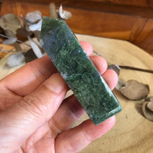 Moss Agate Obelisk SKU 23065