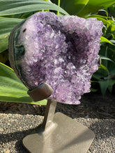 Amethyst Cluster Heart on Stand SKU 26283