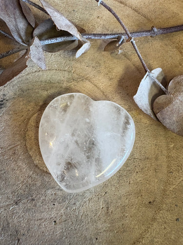 Clear Quartz Heart SKU 24051A